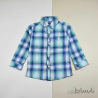 پیراهن پسرانه بچه گانه چهارخانه کد 2328