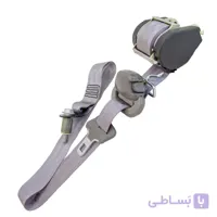 کمربند جلو چپ پراید رنگ طوسی ( سمت راننده ) مکانیزم X100