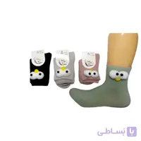 جوراب نیم ساق اسپورت بچگانه طرح چشم