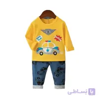 بلوز شلوار راحتی طرح پلیس