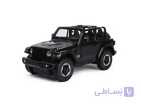 ماشین کنترلی جیپ Wrangler Rubicon راستار با مقیاس 1:14 (مشکی)