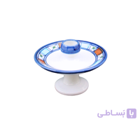 جا شمعی چینی میبد مروارید طرح شطرنجی