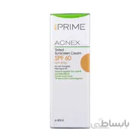 کرم ضد آفتاب رنگی پریم SPF 60 مدل Acnex Prime Acnex Tinted Sunscreen Cream