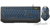 کیبورد و ماوس گیمینگ باسیم رپو مدل V120s ا Rapoo V120S Backlit Gaming Keyboard and Optical Mouse Combo