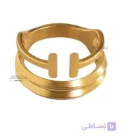 انگشتر زنانه مدل دو حلقه کد rw0088