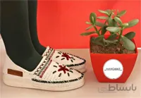 گیوه دست دوز گلدوزی شده کد 7 ا Handmade embroidery sneaker code 7