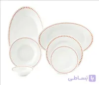 سرویس چینی زرین 28 پارچه /رادیانس رز دایموند درجه یک