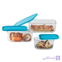 ظرف نگهدارنده مستطیل ایگلو (IGLOO) 3 تکه Borgonovo