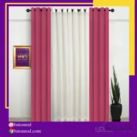 پرده اماده مخمل رنگ یاقوتی کد956