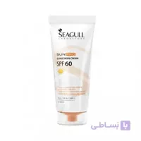 کرم ضد آفتاب بی رنگ SPF60 مناسب انواع پوست سی گل 50 میلی لیتر ا Seagull SUNPRO SPF60 Sunscreen Cream 50ml