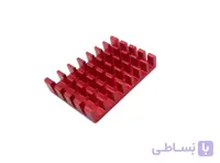 هیت سینک مخصوص پردازنده و تراشه های SMD رنگ قرمز سایز 25x18x5mm