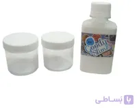 پک ساخت اسلایم خامه ای مدل رنگ آمیزی سایز کوچک