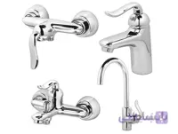 شیرآلات کسری مدل رابین (کروم*ست کامل)