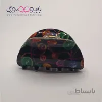 کلیپس مو طرح دار مشکی