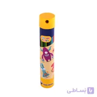 مداد رنگی 12 رنگ پارس مداد جعبه استوانه ای