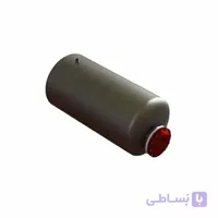 منبع کویل دار 2500 لیتری افقی با ورق 5