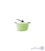 قابلمه تکی سرامیک سبز سایز 24 عرشیا مدل C622-1956