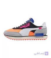 کتانی رانینگ مردانه پوما Puma Future Rider Gray Orang