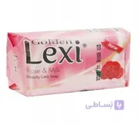 صابون لکسی Lexi مدل rose & milk مقدار 75 گرمی