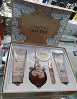 ست هدیه زنانه والنتینا والنتینو پودرکارلوتا ادو تویلت و لوسیون مدل CARLOTTA VALUE TIME