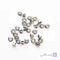 پرچ فلزی نقره ای بسته 50 عددی