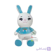 عروسک خرگوش لباس رنگین کمان 25 سانتی کد 15812