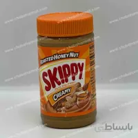 کره بادام زمینی skippy مدل creamy تفت داده شده با عسل