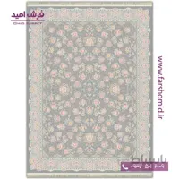 فرش ماشینی 1200 شانه 8 رنگ برجسته افشان ماهور طرح 2060۲ متالیک آرشام