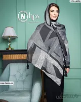 شال نخی ژاکارد پاییزه منگوله دار (کد 3014)