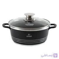 قابلمه سرامیکی لایف اسمایل مدل LUP 36BB ا LIFE SMILE LUP-36BB Soup Pot