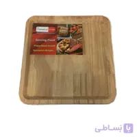 تخته سرو چوبی مربع 22 سمپل