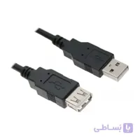 کابل افزایش طول USB کی مکس به طول 3 متر ا کابل افزایش طول USB کی مکس به طول 3 متر