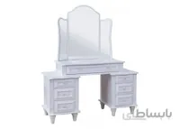 میزتوالت بدون قاب آینه کویین سیلور