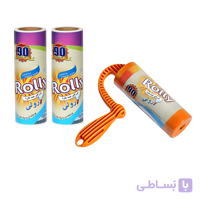 پرزگیر سگ و گربه رولی مدل مبلی به همراه یدک بزرگ 2 عددی