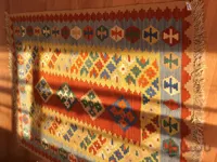 گلیم دو رو دستبافت رج code 229H ا Persian handmade kilim