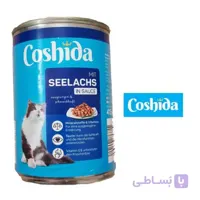کنسرو گربه کوشیدا طعم ماهی در سس مخصوص 400 گرمی