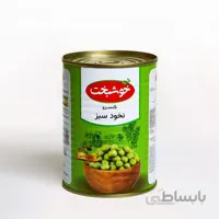کنسرو نخود سبز 380 گرمی خوشبخت