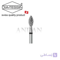 F 368 فرز الماسه شعله شمعی قرمز پرداخت (fine) - بسته ۵ عددی