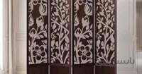 پاراوان لیزری طرح برگ و گل