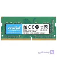 حافظه رم لپ تاپ کروشیال 4GB 2666Mhz CL17 ا CRUCIAL 4GB 2666Mhz memory notebook ram