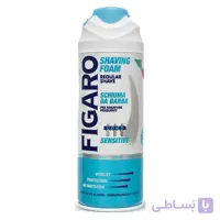 فوم اصلاح فیگارو مناسب پوست حساس ا Figaro Shaving Foam Sensitive 400ml