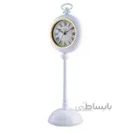 ساعت رومیزی فلزی لوتوس مدل 804 سفید