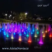 پروژکتور دور فواره ای RGB هفت رنگ