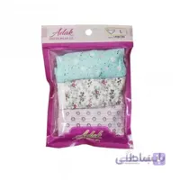 پک شورت زنانه اسلیپ نخی 3 عددی آداک سایز لارج