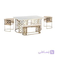 میز و صندلی ناهارخوری ۶ نفره مدل ۶۵۸