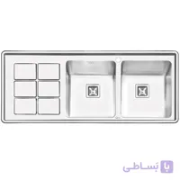 سینک توکار ایلیا استیل مدل 2064