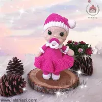 عروسک بافتنی نی نی پستونکی دختر ( کد 60256 )