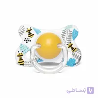 پستانک 4-18 ماه طرح زنبور سواوینکس (سر بادامی)