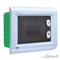 جعبه فیوز توکار 6 عددی همراه با شین نول و ارت دنا الکتریک ا Dena Electric fuse box