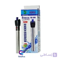 بخاری آکواریوم 50 وات استیل RS-399 آر اس الکتریکال